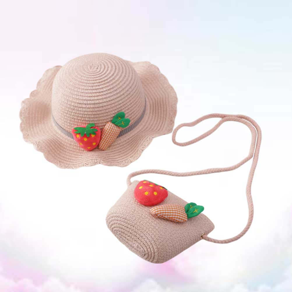 Kids Outdoor Hat - 1 комплект детской соломенной шляпы с