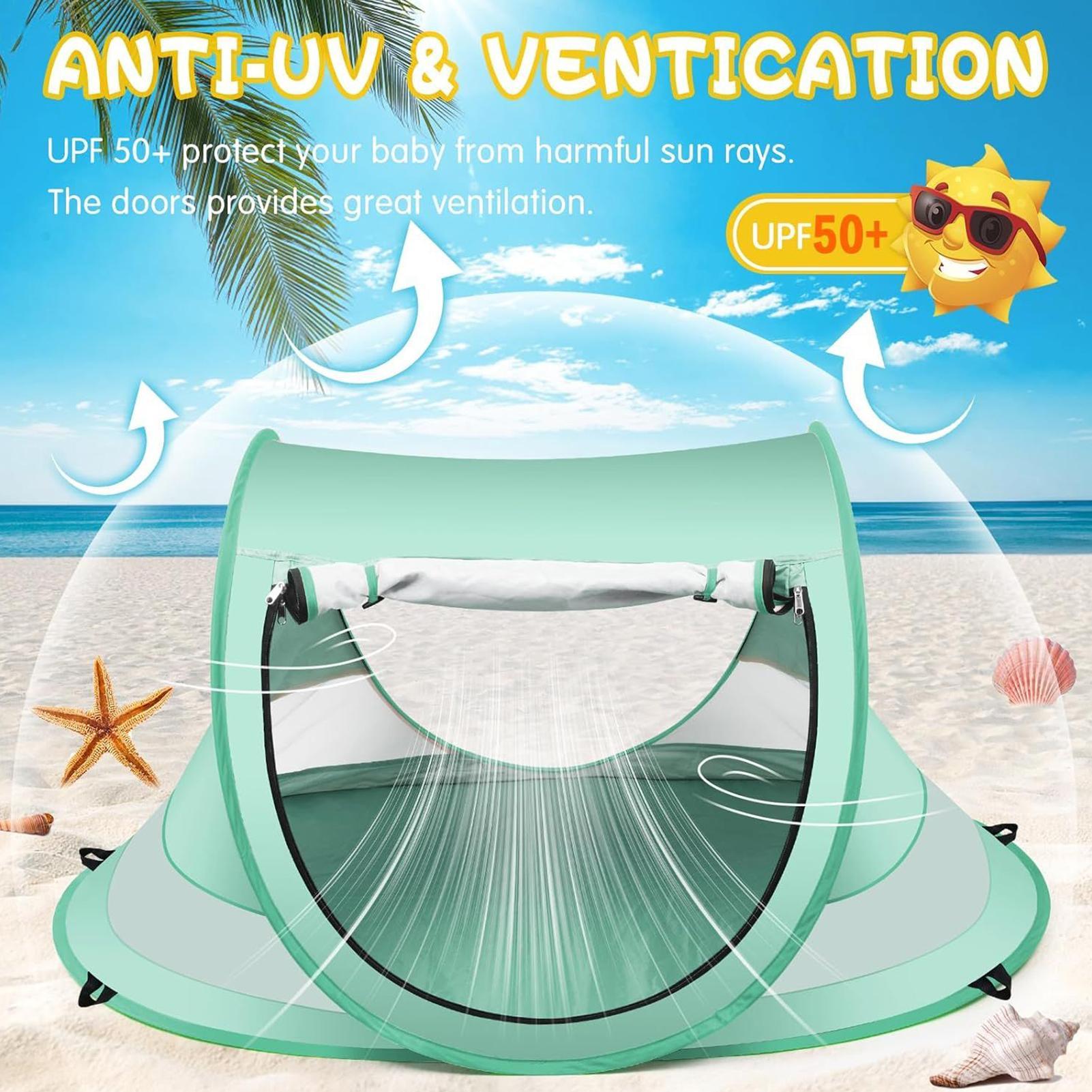 Outdoor Tent Playhouse - Портативный пляжный тент-бассейн для малышей с