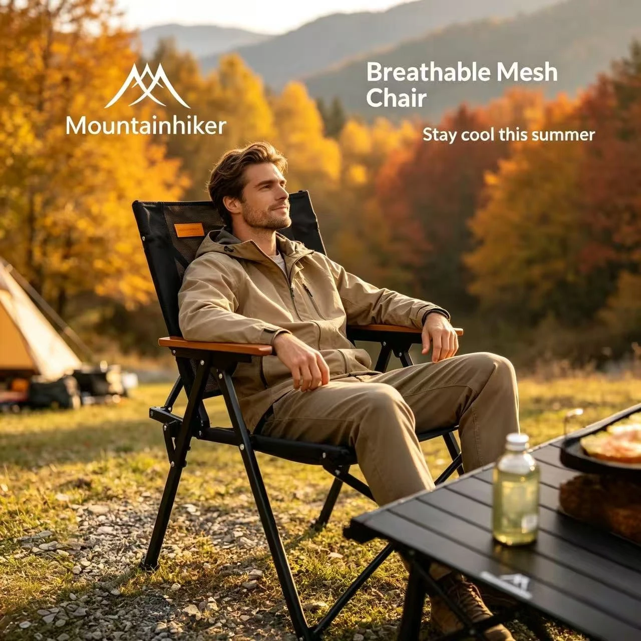 Kids Outdoor Wooden Table - Портативное складное кресло для кемпинга Mountaineer