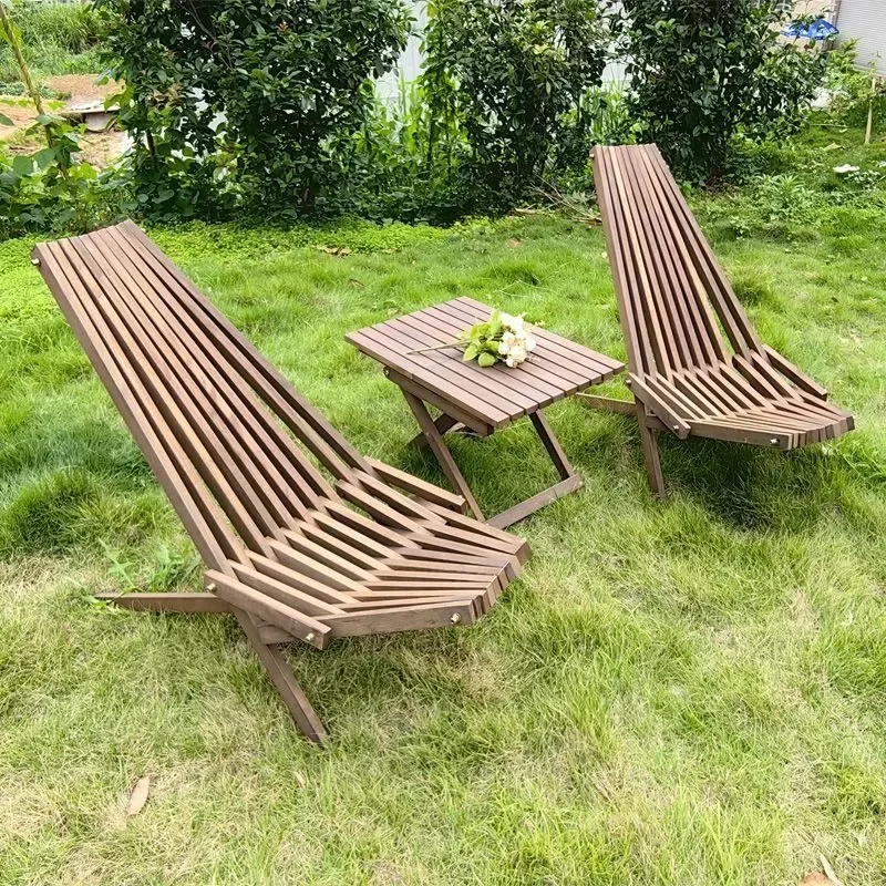 Kids Outdoor Wooden Table - Складной табурет, складной стол, соответствующий стол
