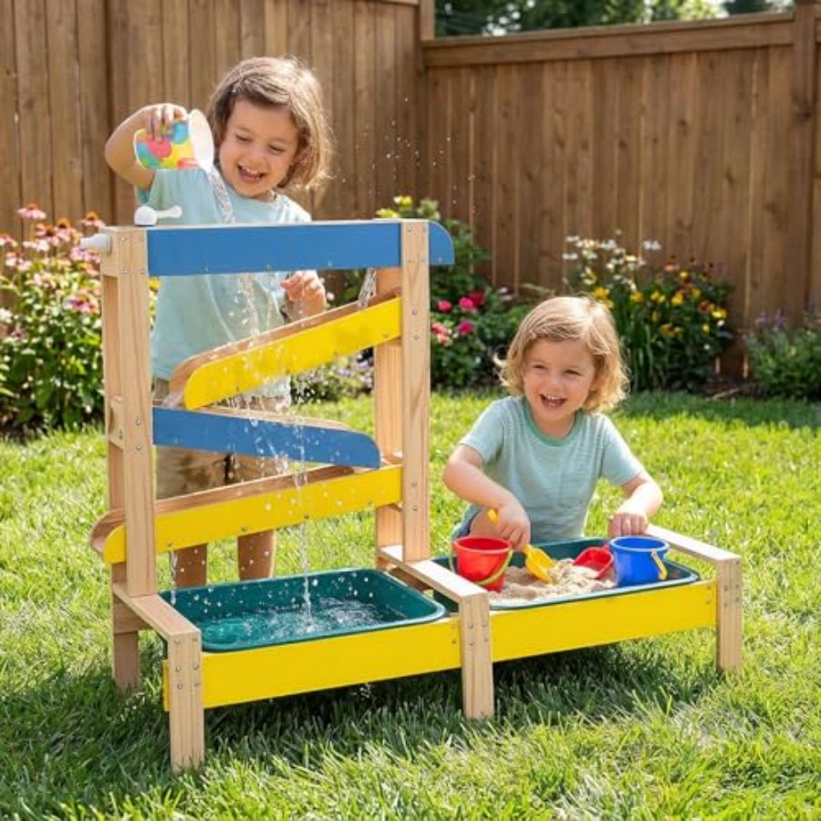 Kids Outdoor Wooden Table - Детский игровой комплекс для улицы для