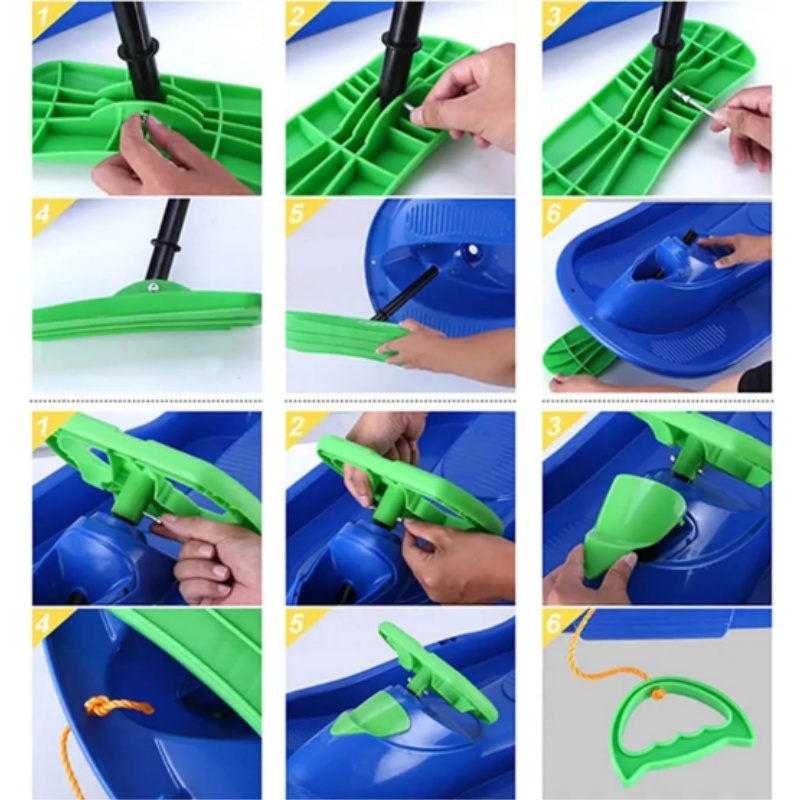 Детские снежные сани с рулевым – обзор и цена Kids Unique Outdoor Toys
