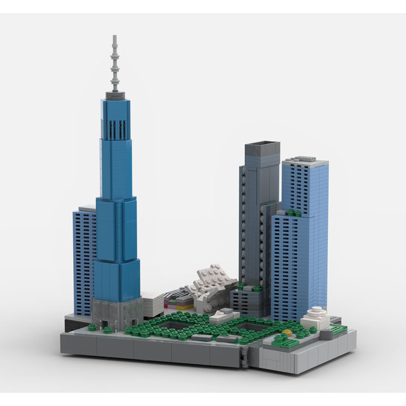 MOC1191PCS Городская архитекту – обзор и цена Lego Set City