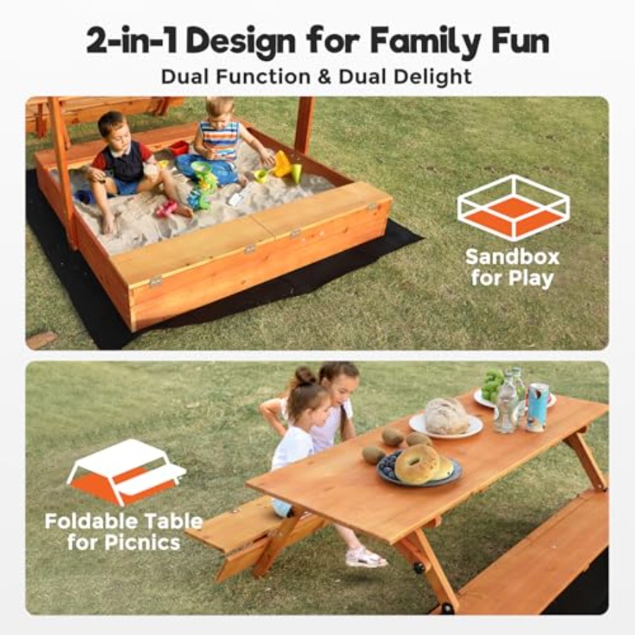 Детская деревянная песочница д – обзор и цена Kids Outdoor Wooden Table