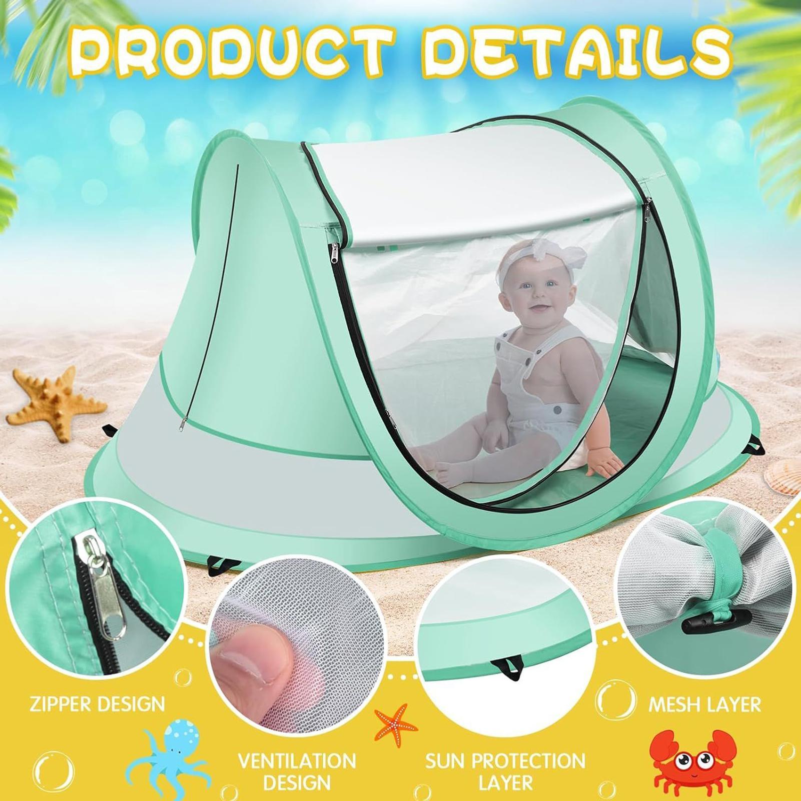 Портативный пляжный тент-бассе – обзор и цена Outdoor Tent Playhouse