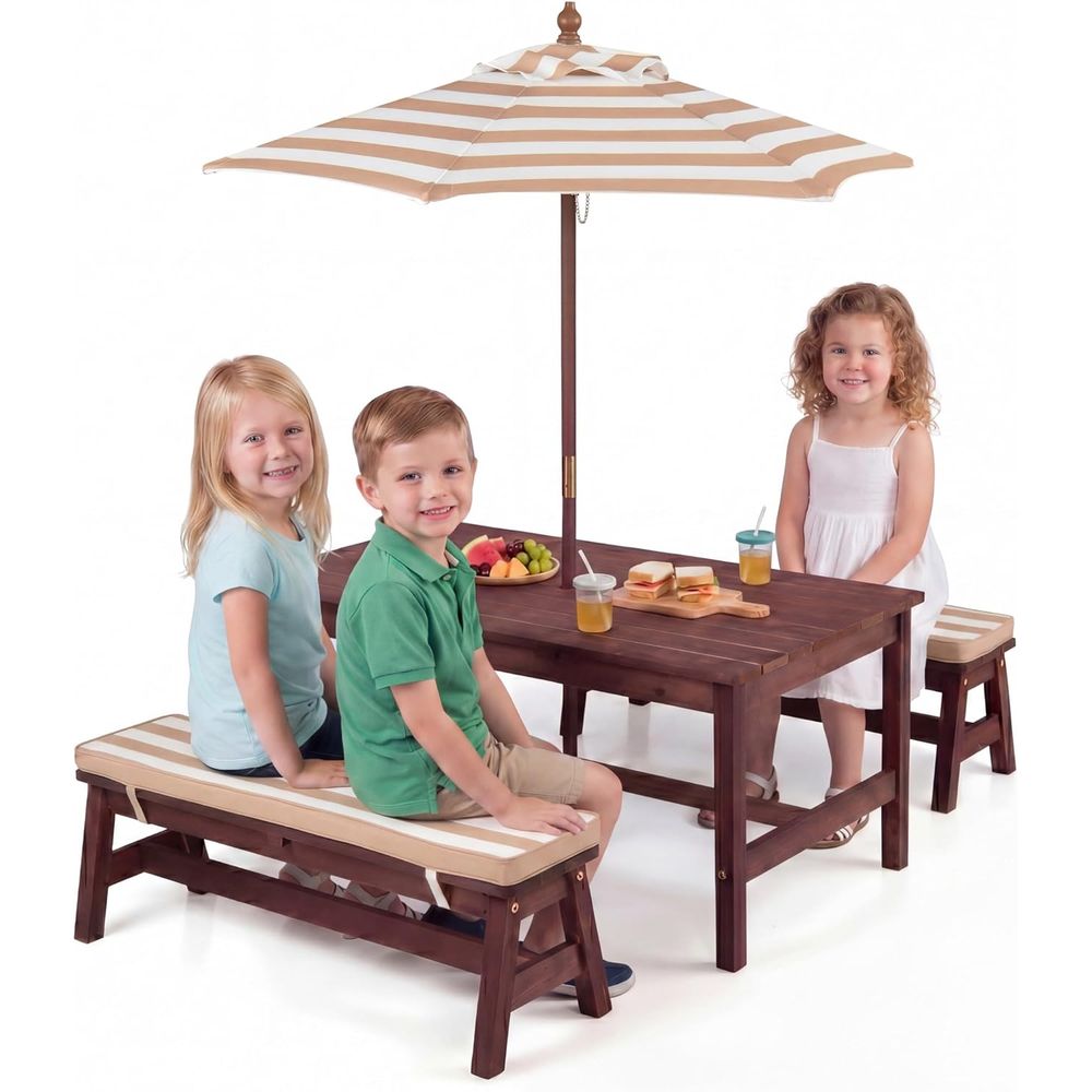Детский стол для пикника, боль – обзор и цена Kids Outdoor Wooden Table
