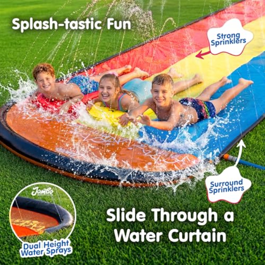 25-футовая премиум-горка XXL д – обзор и цена Slip Slide Water Mat