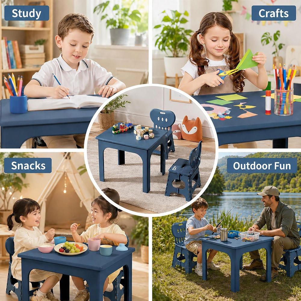 Складной комплект стола и стул – обзор и цена Kids Outdoor Wooden Table