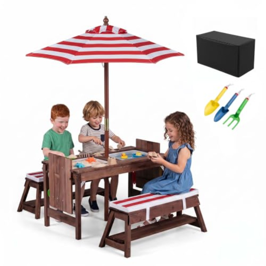 Детский уличный стол для пикни – обзор и цена Kids Outdoor Wooden Table