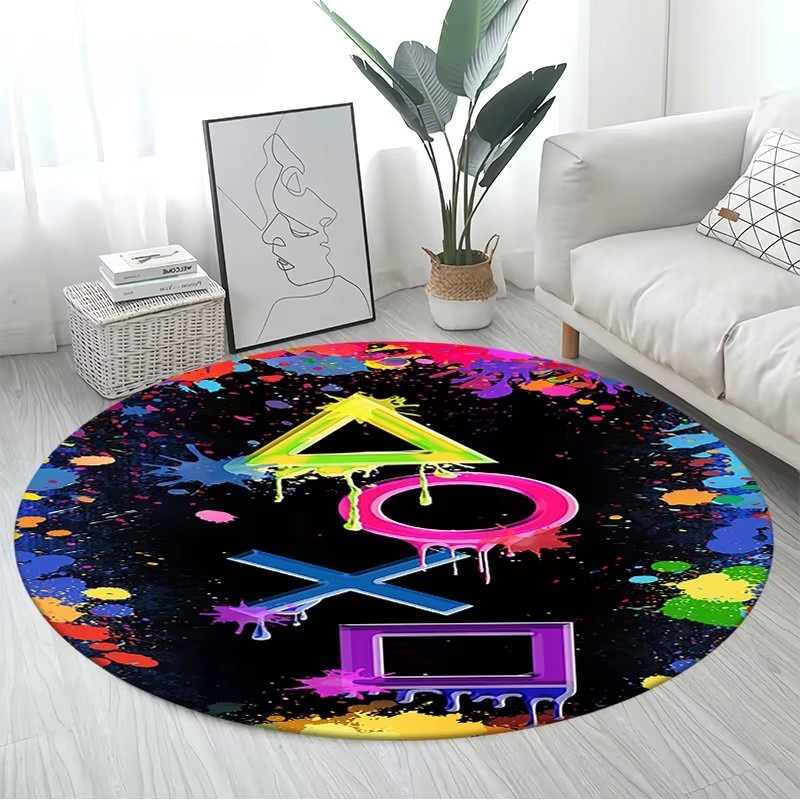Большой круглый коврик с 3D-ри – обзор и цена Kids Outdoor Mat Waterproof