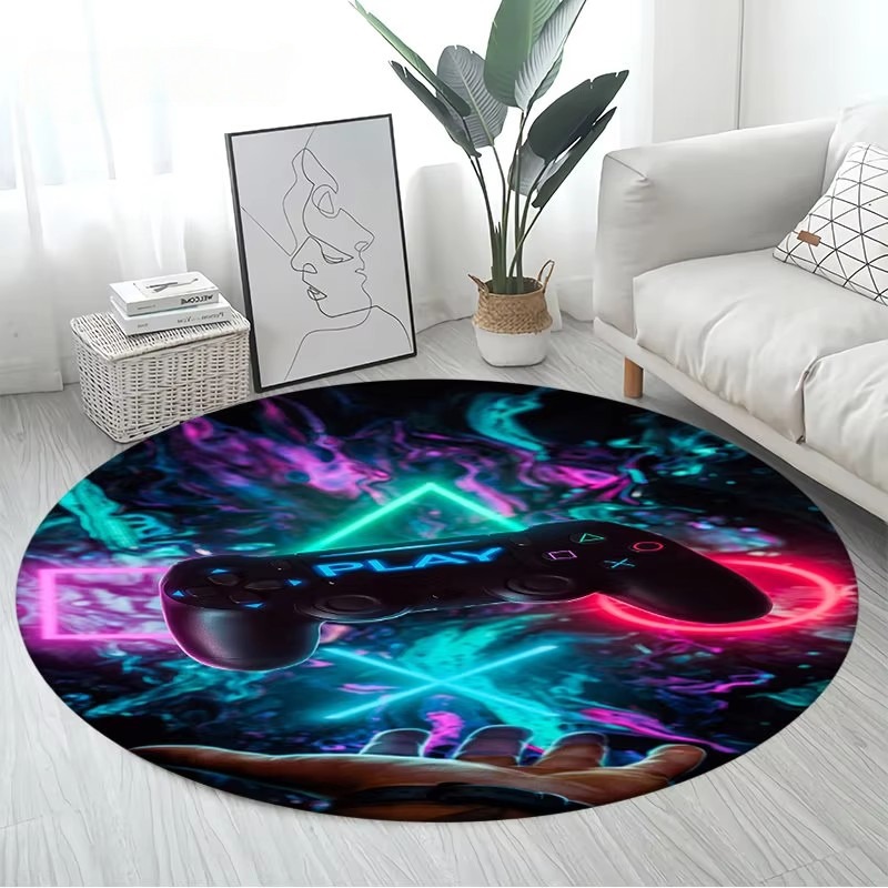 Большой круглый коврик с 3D-ри – обзор и цена Kids Outdoor Mat Waterproof