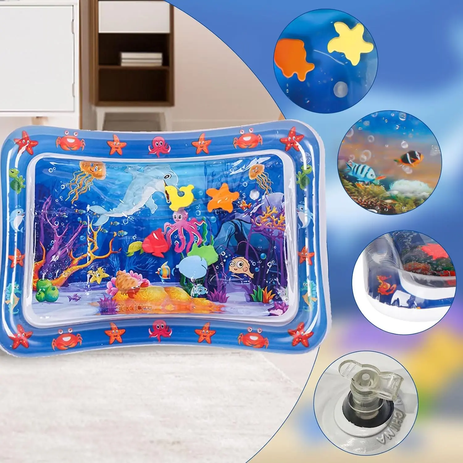 Улучшенный утолщенный ПВХ-ковр – обзор и цена Slip Slide Water Mat